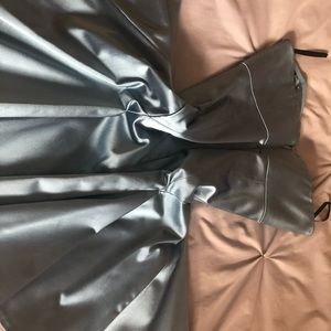 Bebe Blue Satin Dress